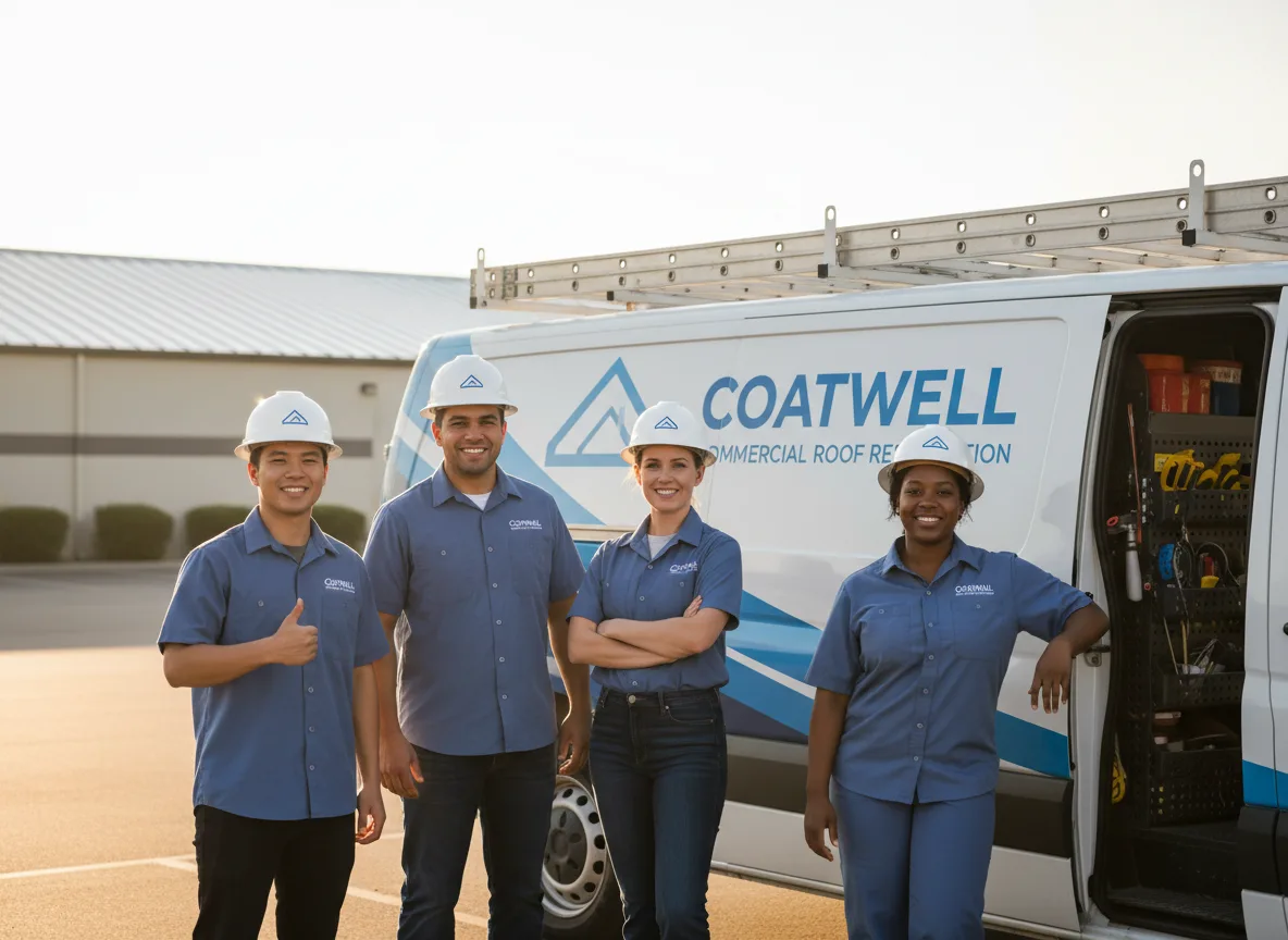 Commercial roof coating company in Stoughton, WI